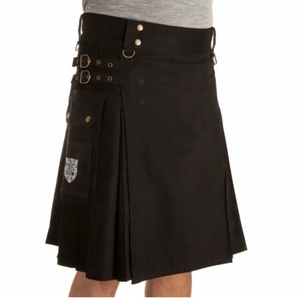 Damn Near Kilt’Em Kilt, utility, heavy-duty, Edgy /Grudge / Goth / Rocker Style
